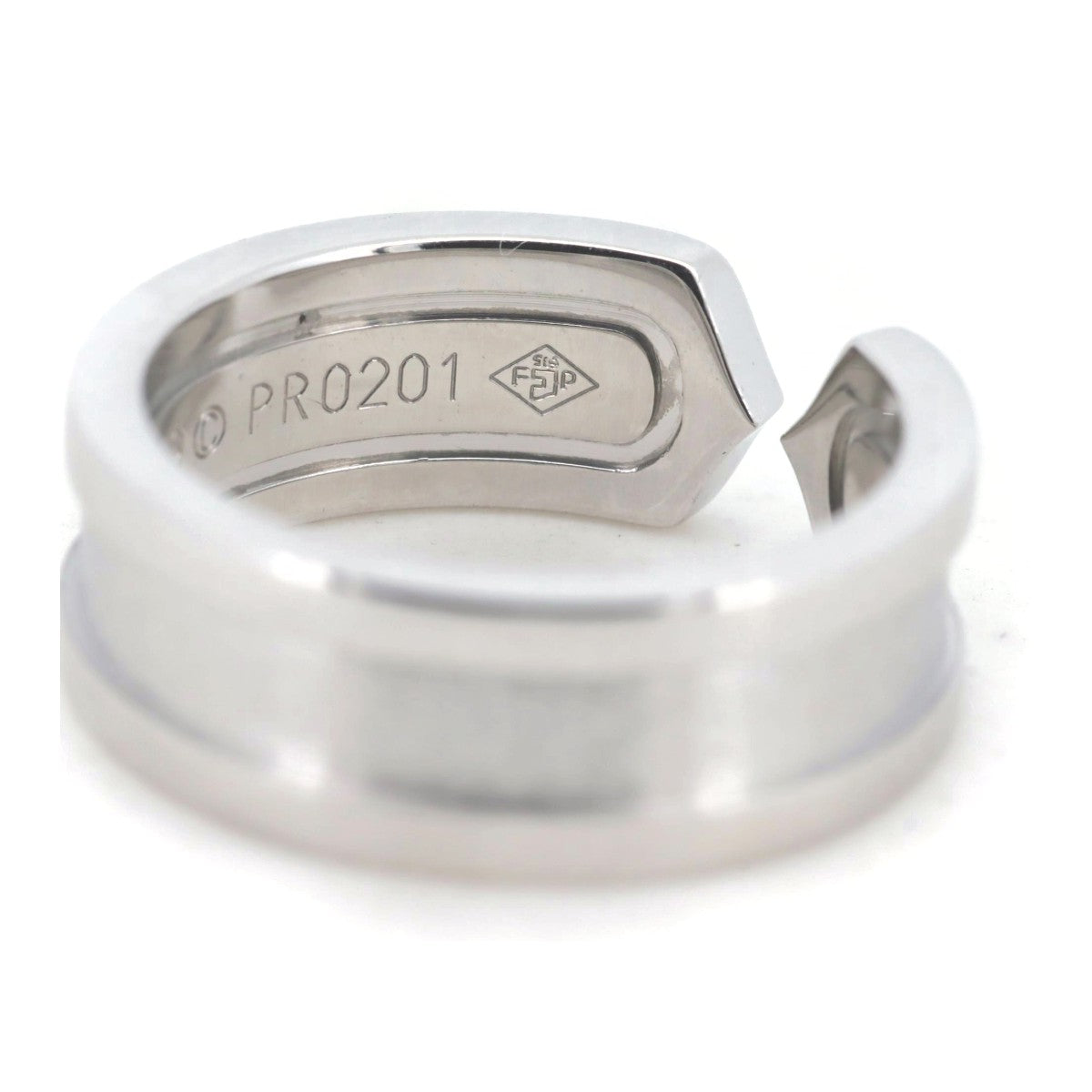 Cartier C2 Diamond Ring K18 White Gold