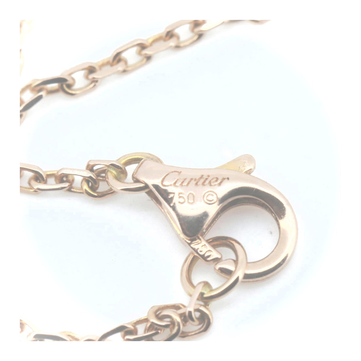 Cartier C Heart Diamond Necklace K18PG