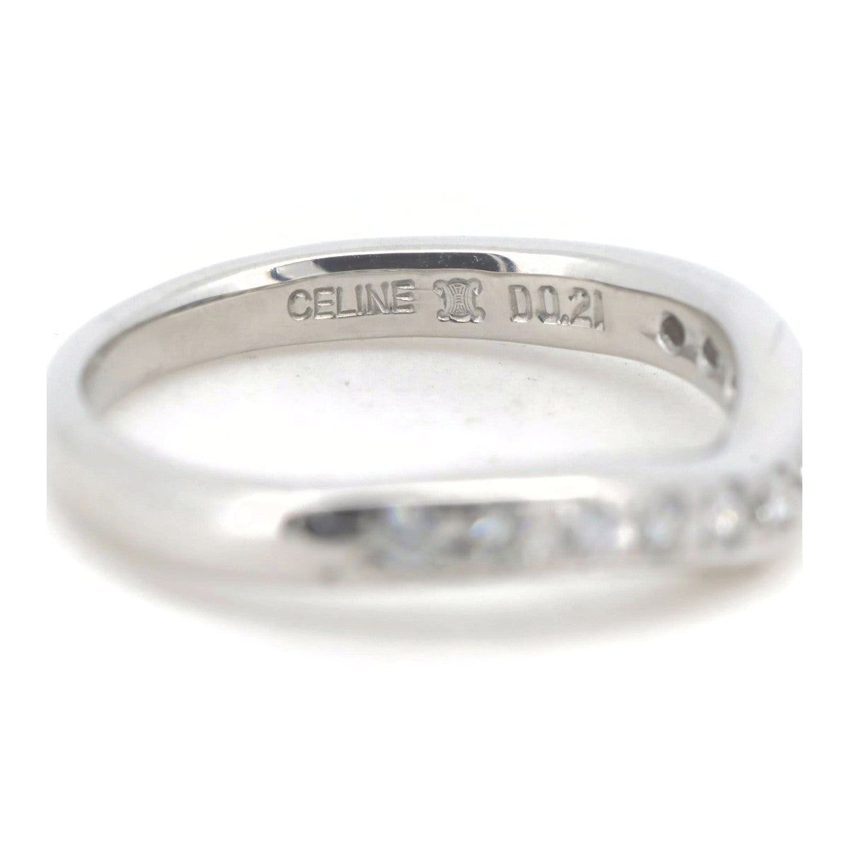 Celine Diamond Ring PT900 Platinum 0.21ct