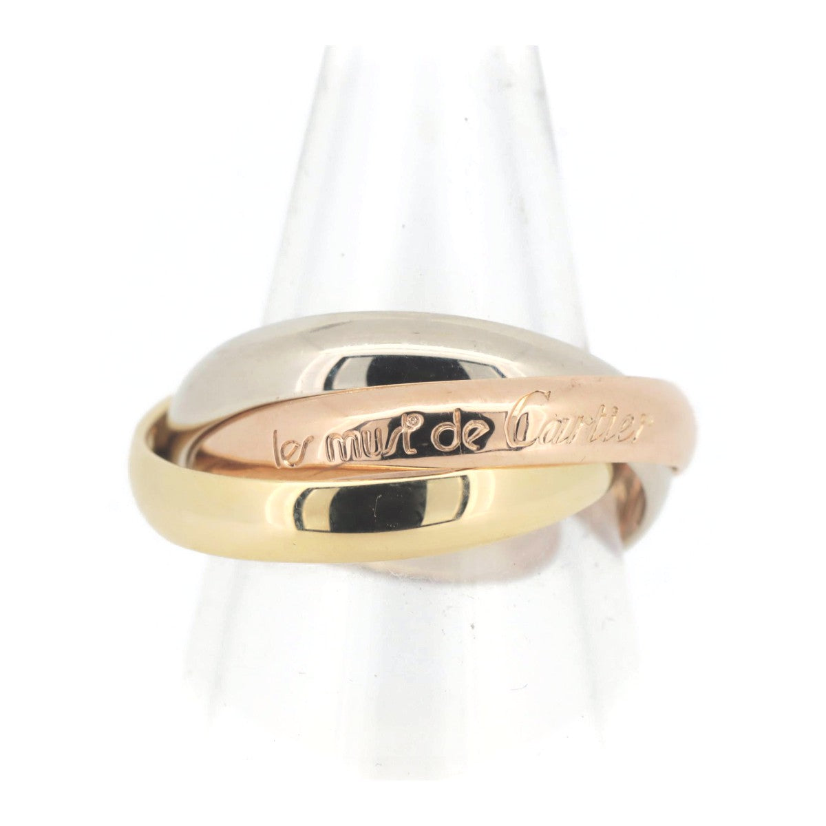 Cartier Trinity Ring K18YG/WG/PG Gold