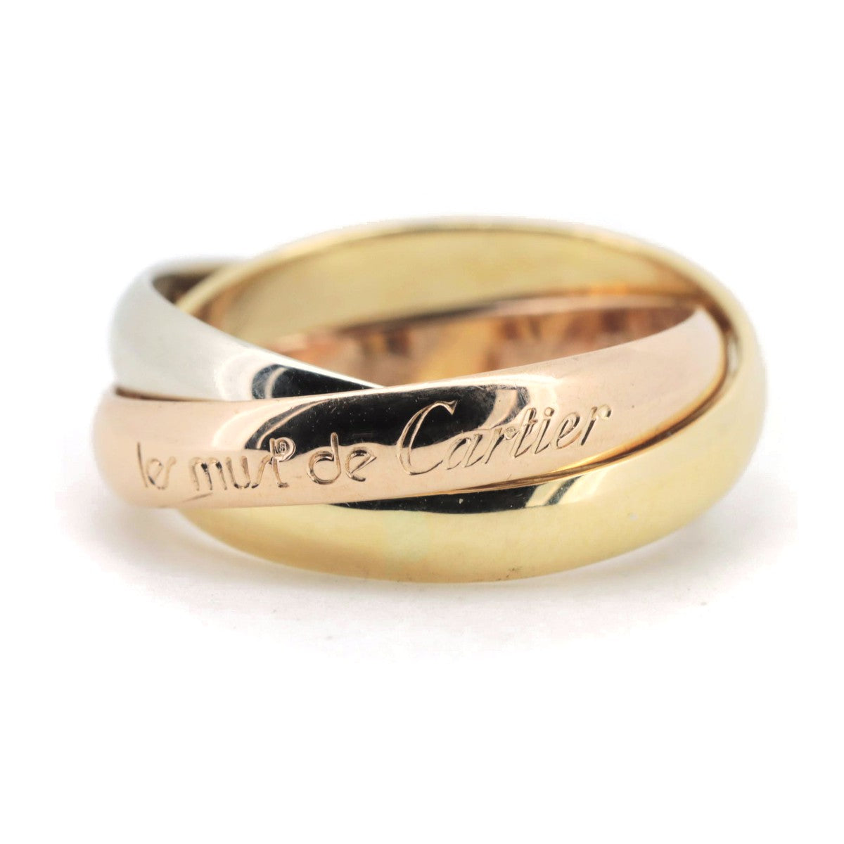 Cartier Trinity Ring K18YG/WG/PG Gold