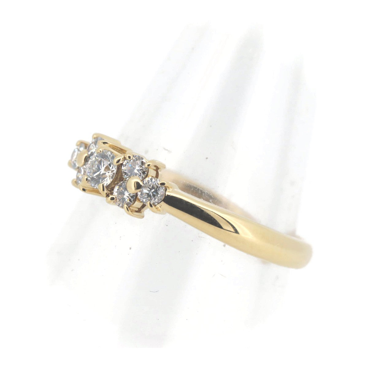 Mikimoto Diamond Ring K18YG 11