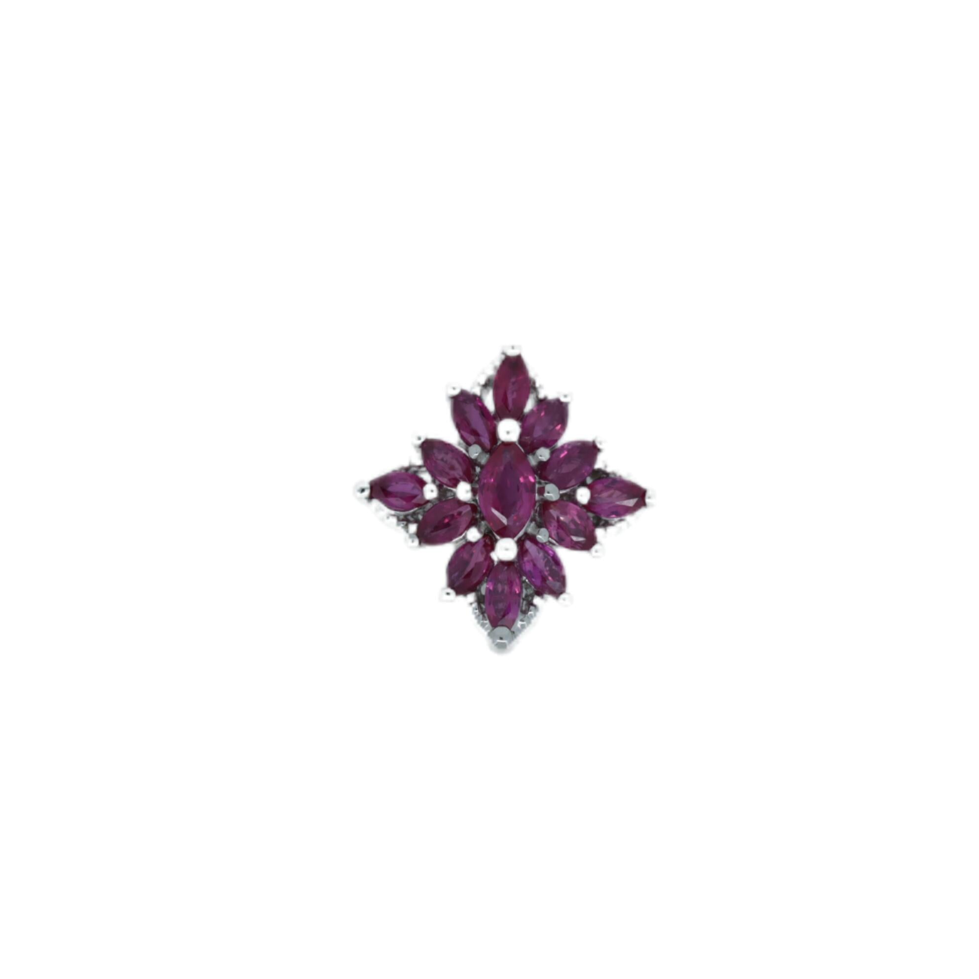 Used Ruby Pendant 0.70ct Pt950 Platinum