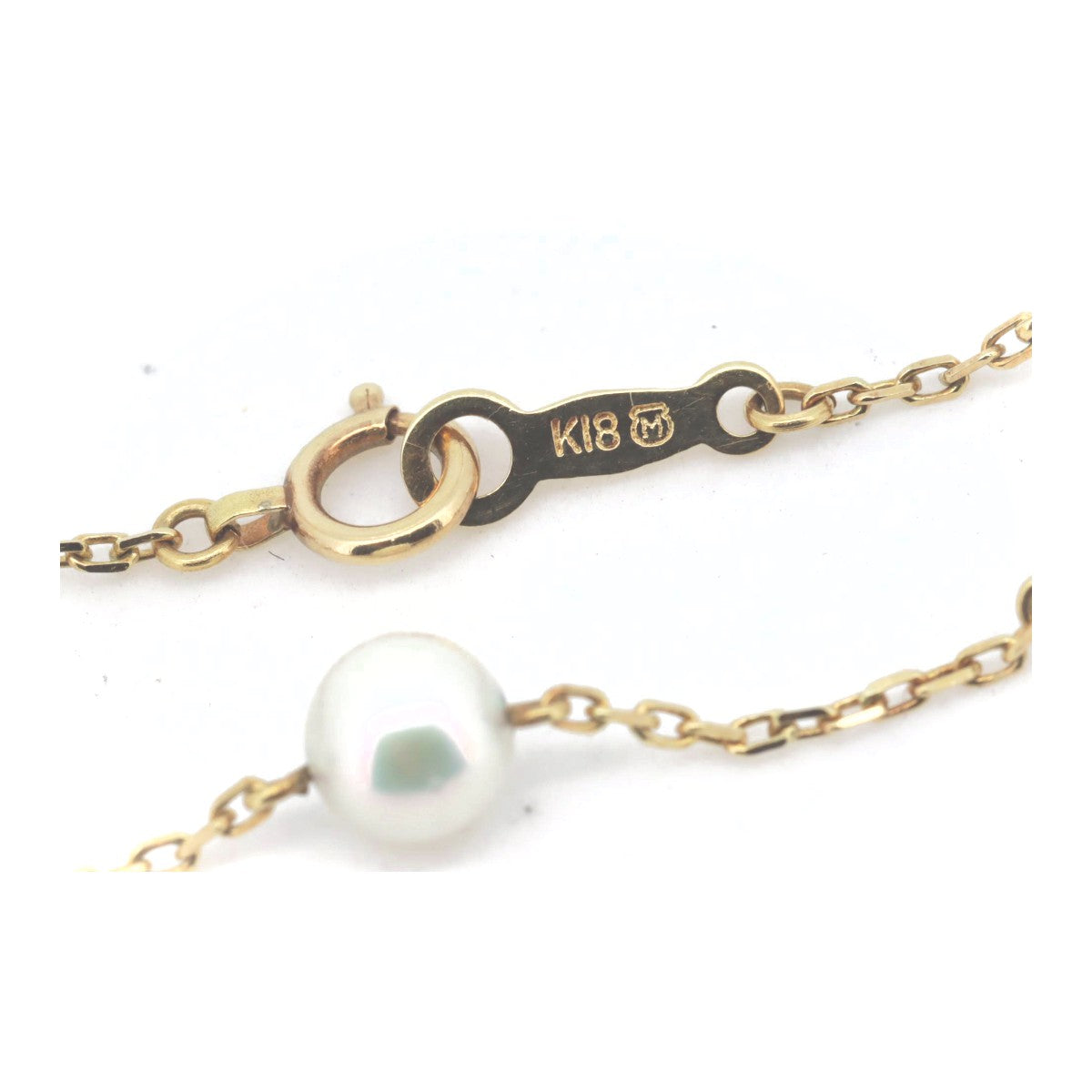 Mikimoto Pearl Bracelet K18YG Yellow Gold