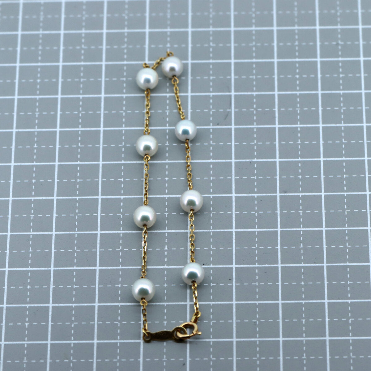 Mikimoto Pearl Bracelet K18YG Yellow Gold