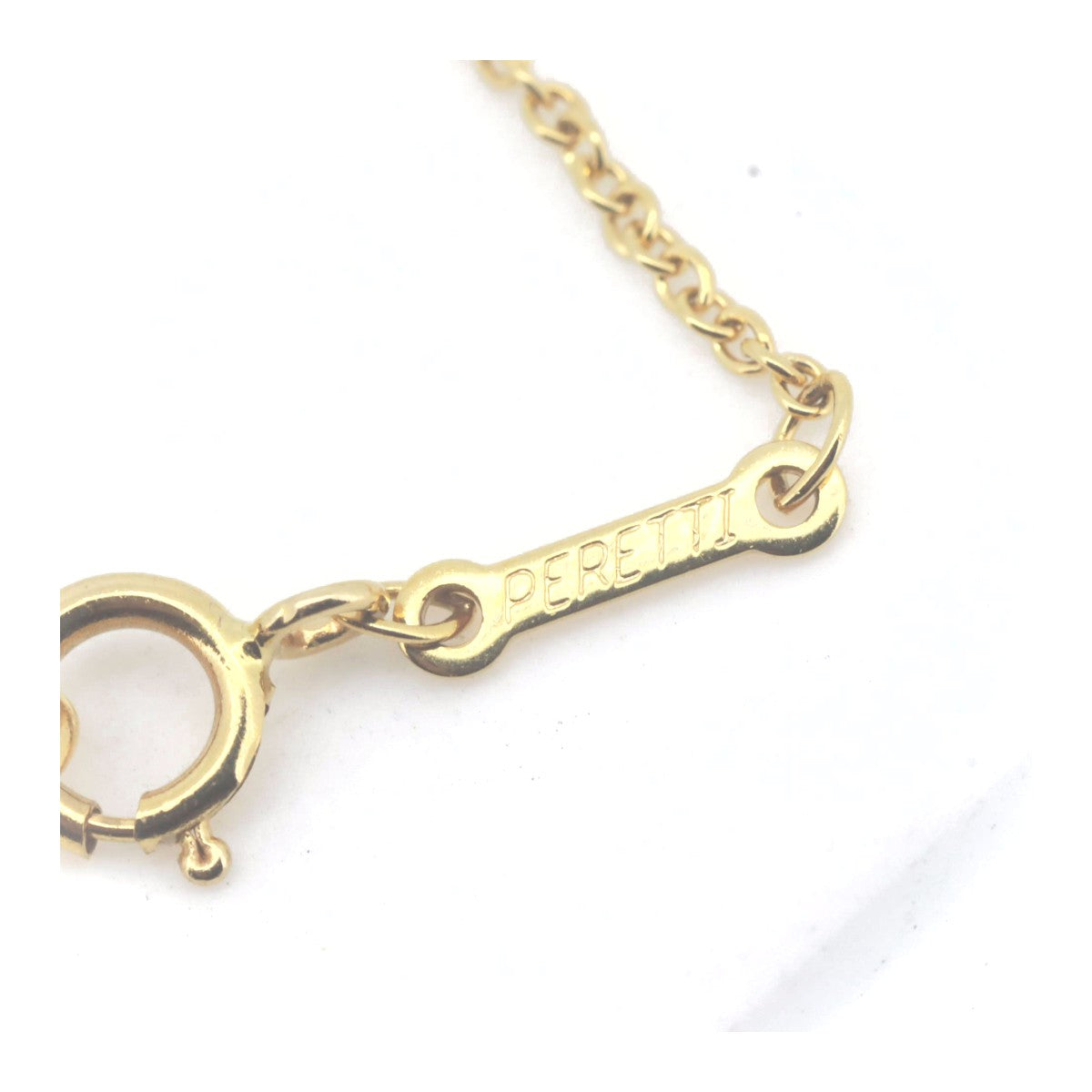 Tiffany Diamond Necklace K18YG Yellow Gold