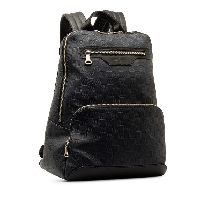 Louis Vuitton Damier Infini Avenue Backpack N41043 Onyx Navy PVC Leather in Very Good Condition