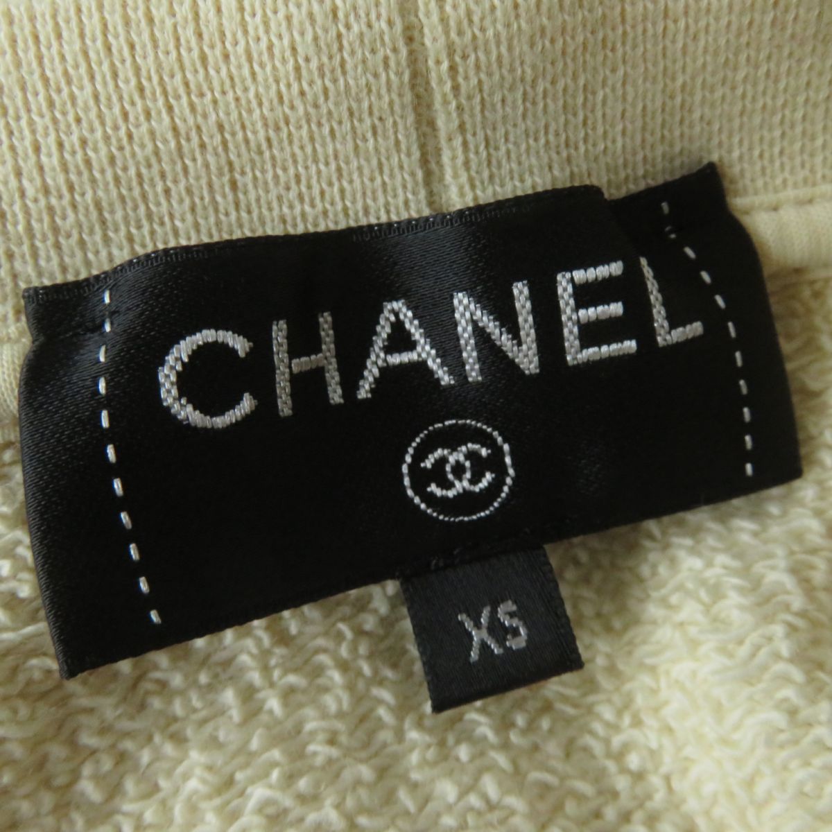 CHANEL XS Sweatshirt P64788 Ecru Women