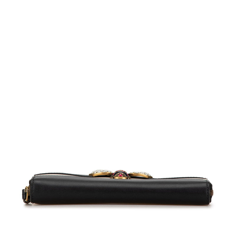 Gucci Queen Margaret Bee Leather Wallet