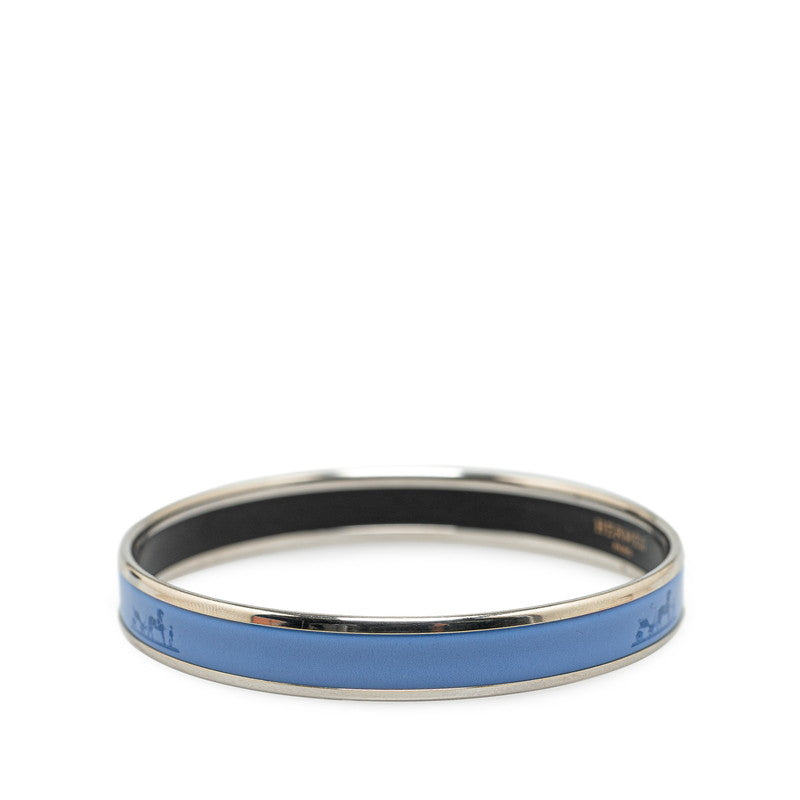 Hermes Metal Caleche Bangle Bracelet