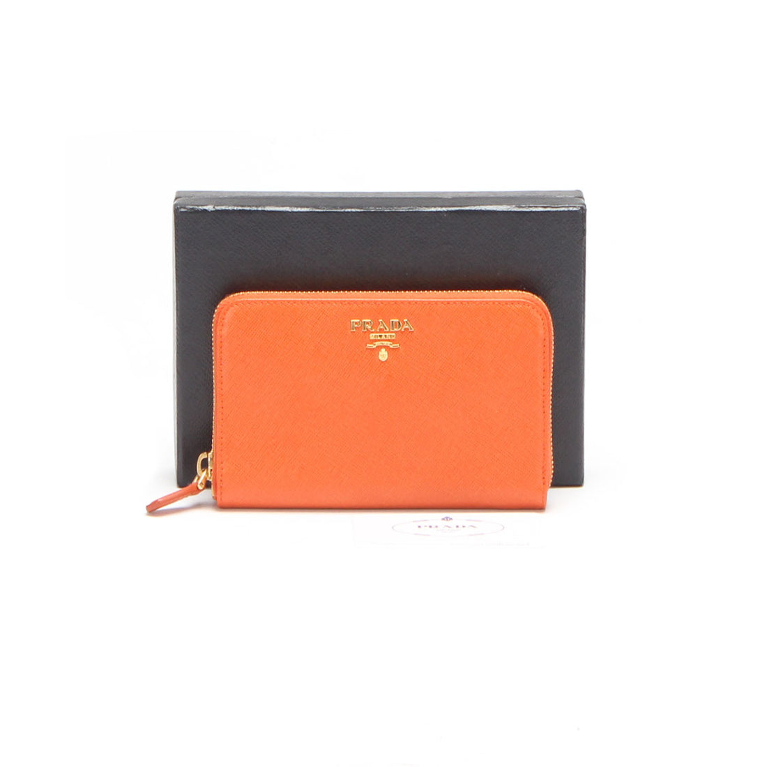 Saffiano Leather Zippy Wallet