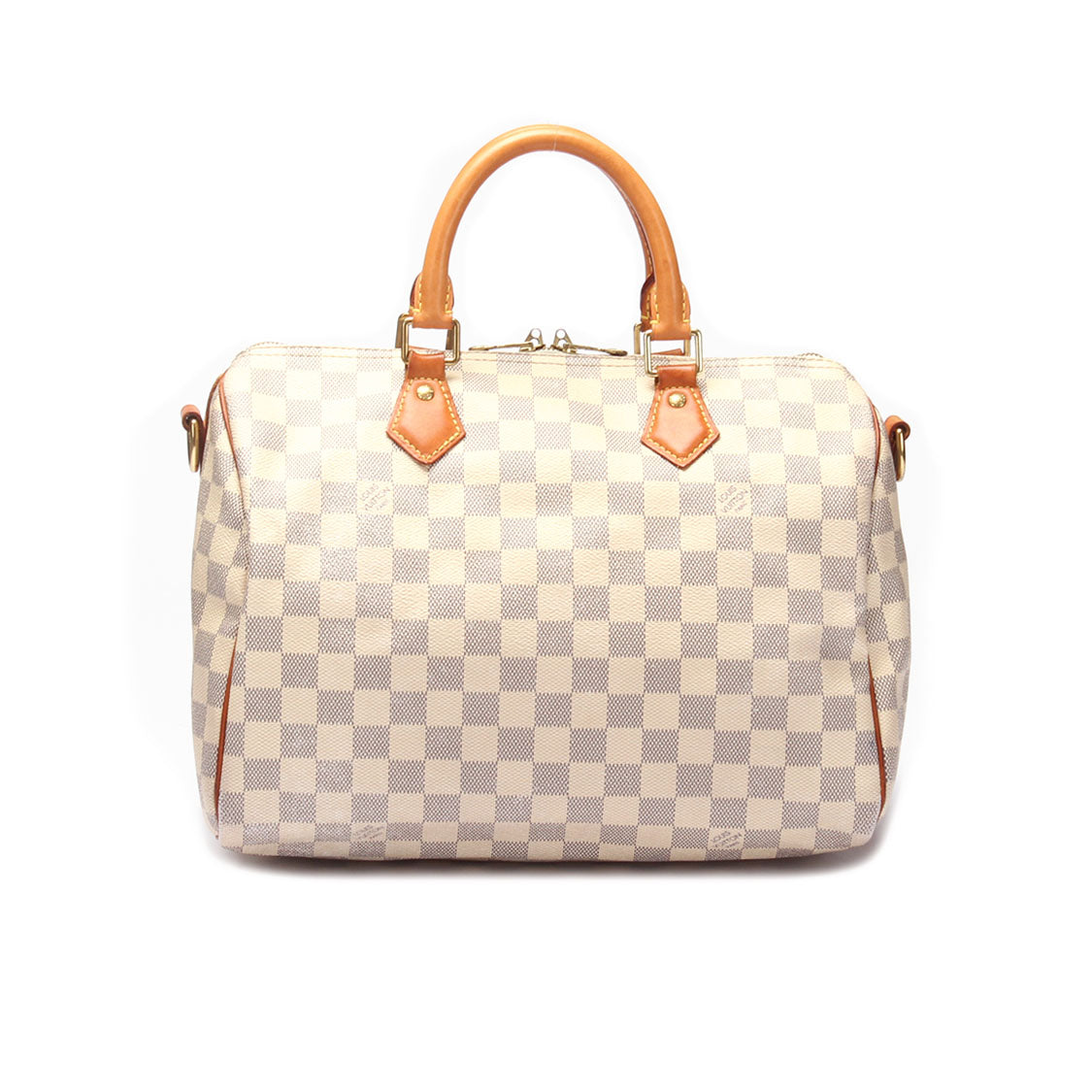 Louis Vuitton Damier Azur Speedy 30 Canvas Handbag in Good condition