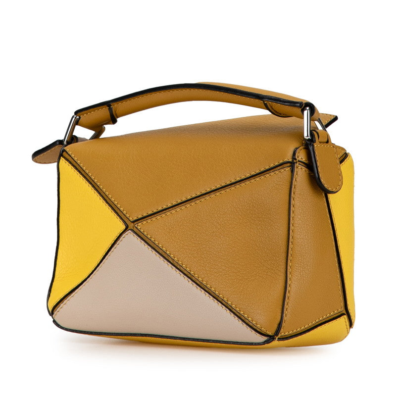 Loewe Anagram Logo Mini Puzzle Bag Leather Handbag