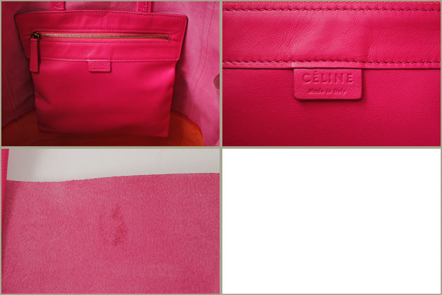 Celine Calfskin Tote Bag BI-CABAS 165553 in Great Condition