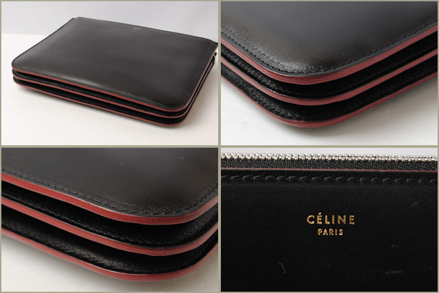 Celine Trio Bag Calfskin Shoulder/Clutch Bag 171743OHA.38NO in Great Condition