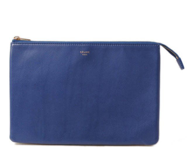 Celine Lambskin Bicolor Clutch Bag