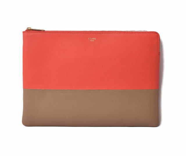 Celine Lambskin Clutch Pouch/iPad Case 100093 in Pristine Condition