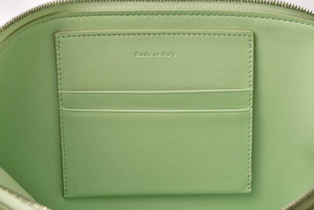 Celine Lambskin Clutch Bag/iPad Case Light Green