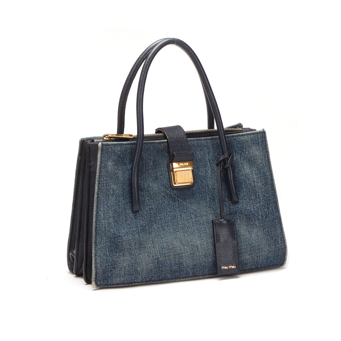 Madras Denim Handbag