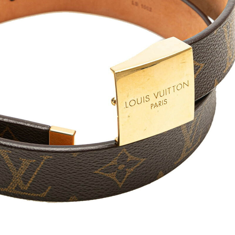 Louis Vuitton Monogram Belt M6800 Brown Gold