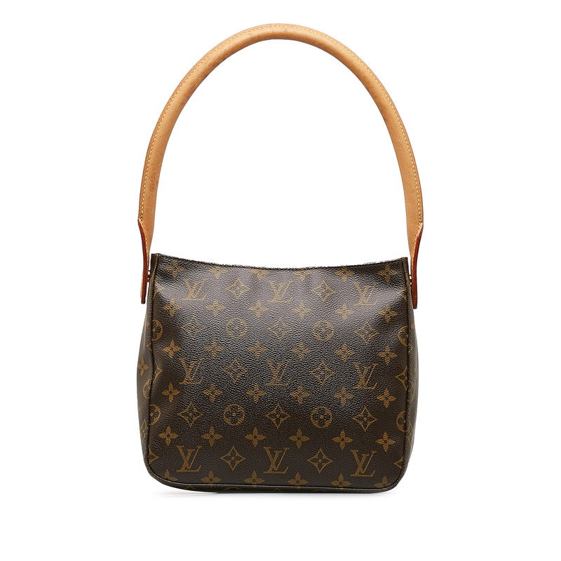 Louis Vuitton Monogram Looping MM Shoulder Bag M51146 Brown PVC Leather in Very Good Condition