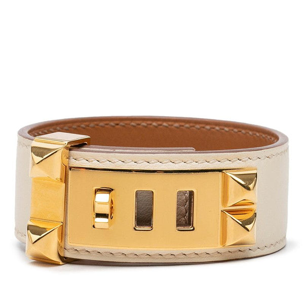 Hermes Collier de Chien T2 Leather Bracelet