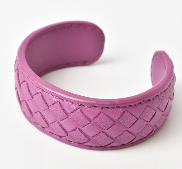 Bottega Veneta Nappa Bracelet/Bangle Light Purple in Pristine Condition