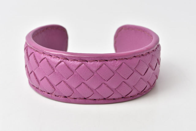 Bottega Veneta Nappa Bracelet/Bangle Light Purple in Pristine Condition