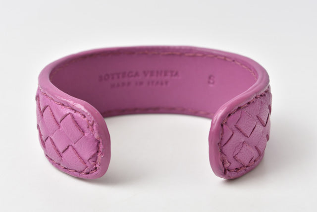 Bottega Veneta Nappa Bracelet/Bangle Light Purple in Pristine Condition