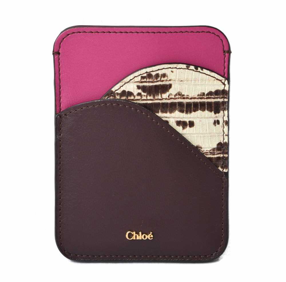 Chloe Leather Card Holder CHC19AP300B46079