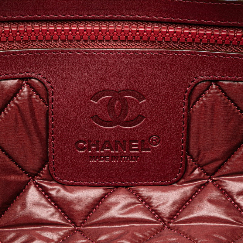 Chanel Nylon Leather Coco Cocoon Tote Bag