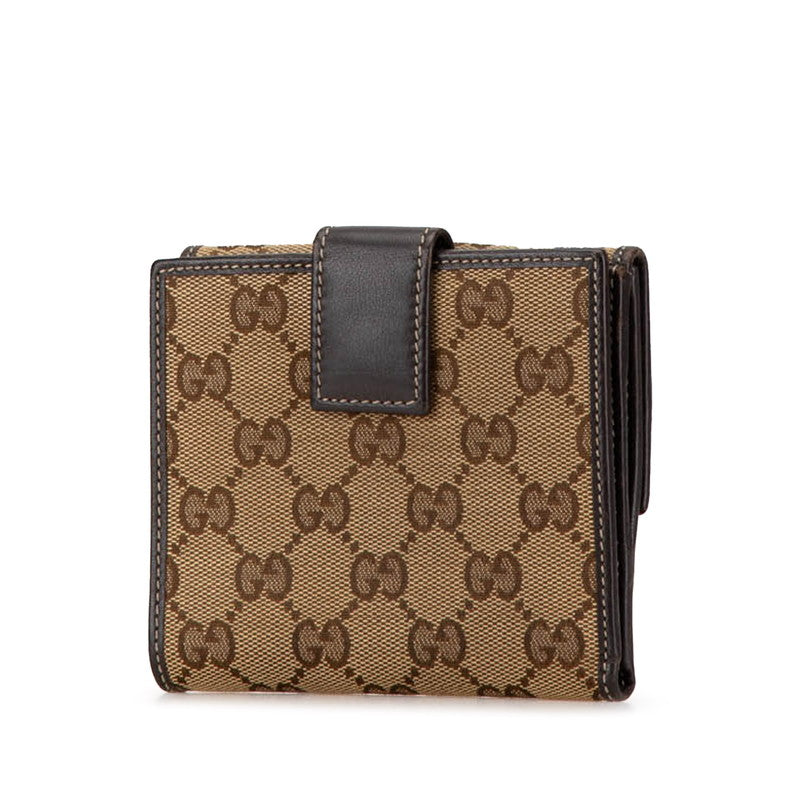 Gucci GG Canvas Bifold Wallet Ribbon