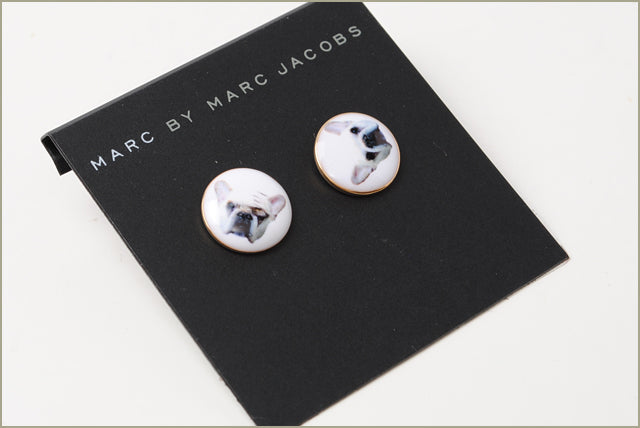 MARC BY MARC JACOBS Jet Set Pets Dog Earrings M0002715 in Pristine Condition