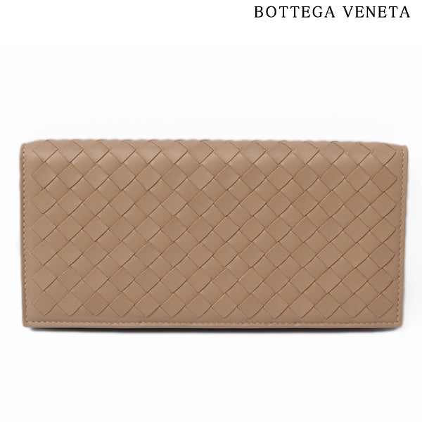 Bottega Veneta Nappa Long Wallet 200893 Beige