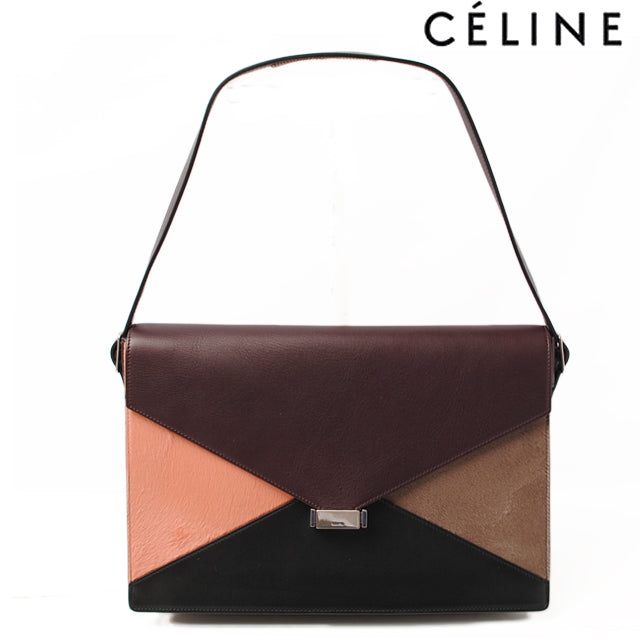 Celine Leather Shoulder/Clutch Bag 171953PFB.28BD in Pristine Condition