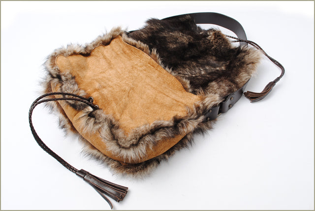 Dolce & Gabbana Reversible Fox Fur Leather Handbag