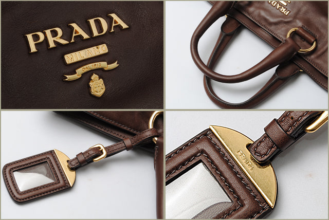 Prada Soft Calf Tote/Shoulder Bag BN1713