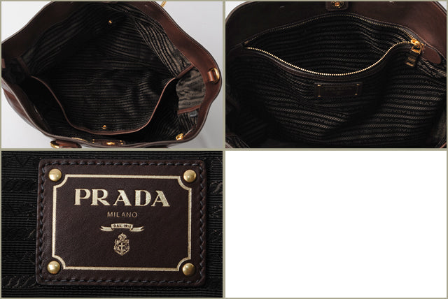 Prada Soft Calf Tote/Shoulder Bag BN1713