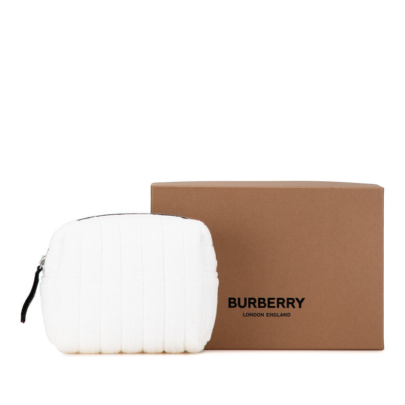 Burberry Cotton Pouch White