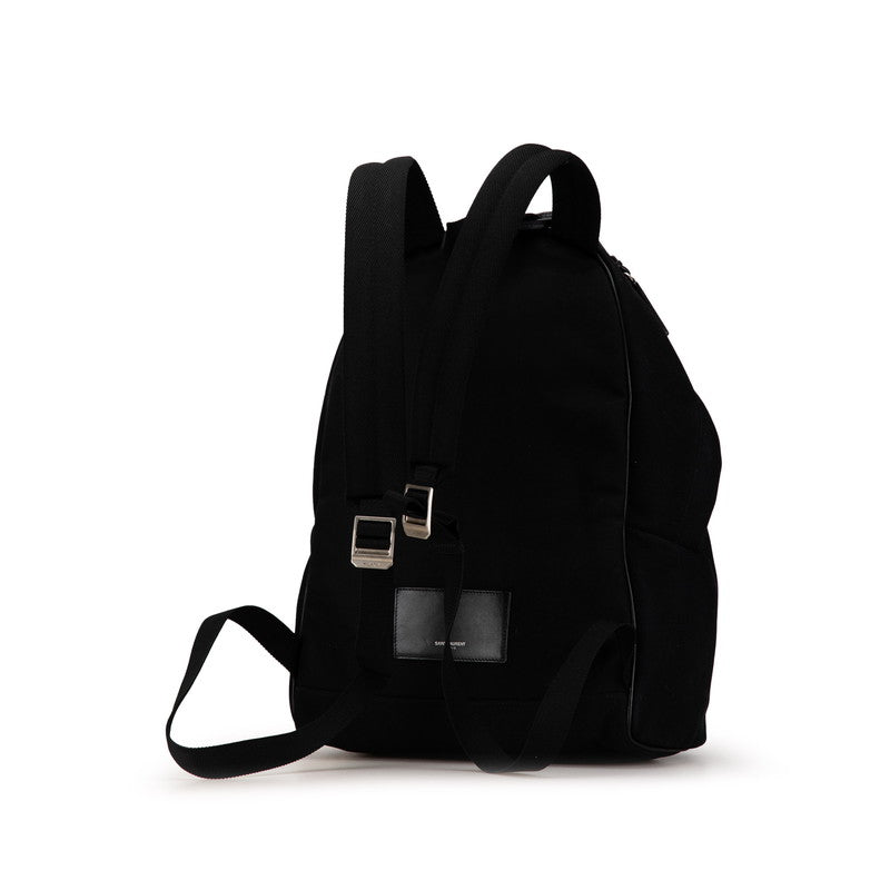 Saint Laurent Canvas Leather Backpack