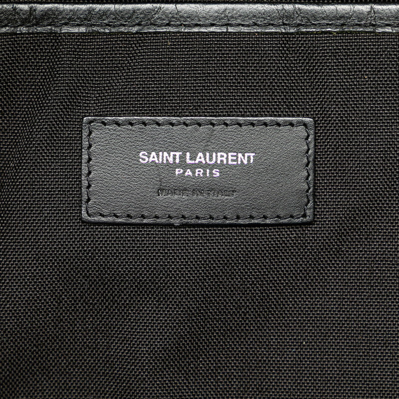 Saint Laurent Canvas Leather Backpack