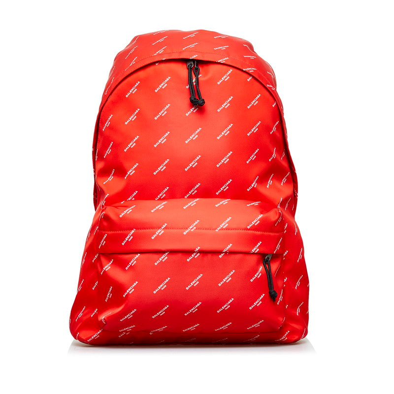 Balenciaga Explorer Nylon Canvas Backpack 503221 Red in Great Condition