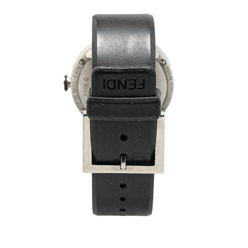 Fendi Stainless Steel Rubber Quartz Watch 8010G