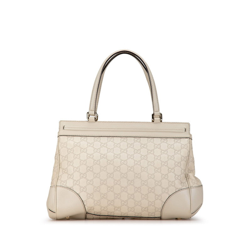 Gucci Leather Mayfair Ribbon Handbag 257063