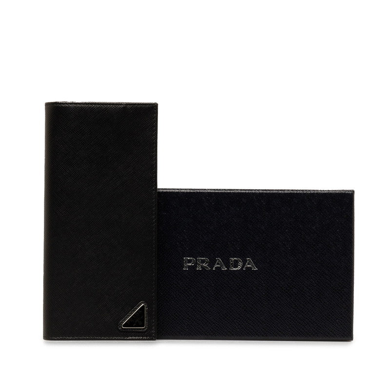 Prada Saffiano Leather Long Wallet 2MV836 in Great Condition