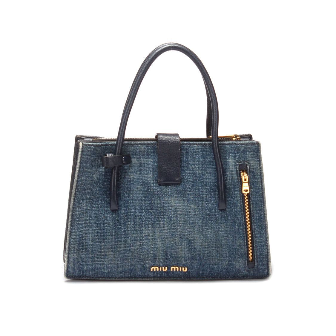 Madras Denim Handbag