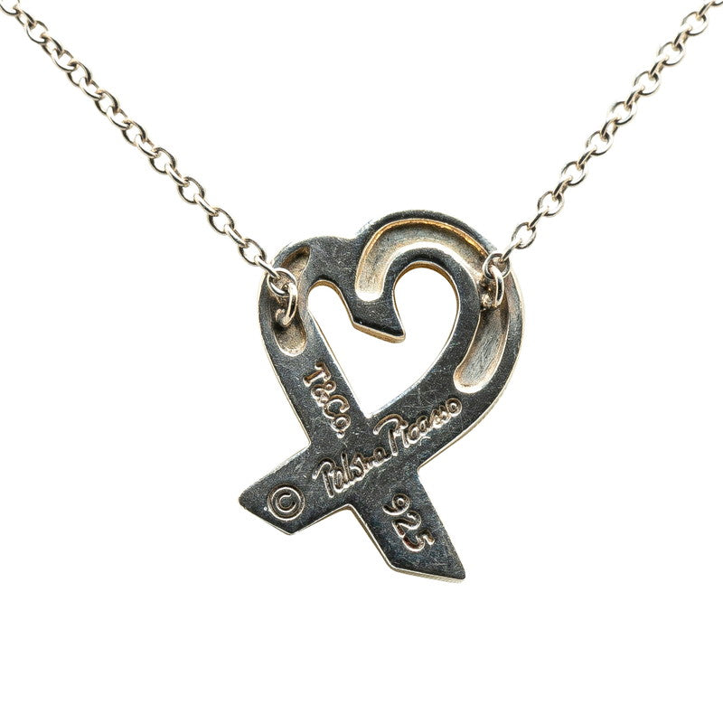 Tiffany & Co Loving Heart Necklace Silver