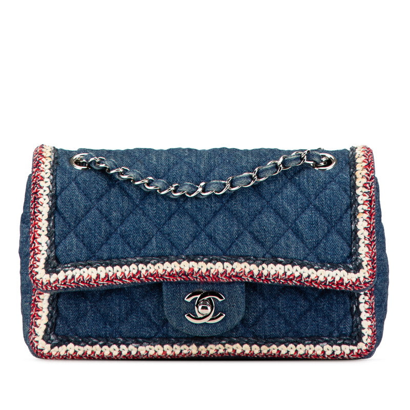 Chanel Denim Matelasse Coco Mark Chain Shoulder Bag