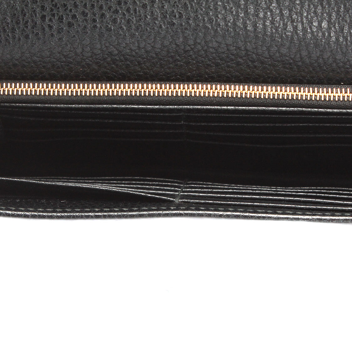 Leather Interlocking G Wallet on Chain 510314