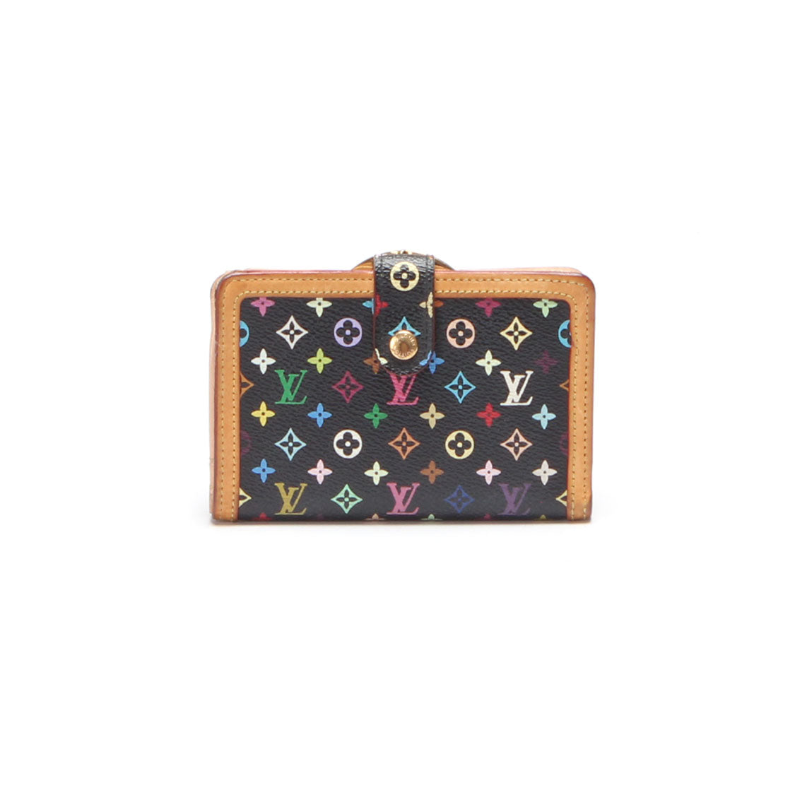 Louis Vuitton Monogram Multicolore French Purse Canvas Long Wallet in Great Condition